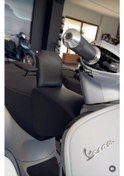 Resim Vespa Gts Motosiklet Çocuk Koltuğu, Emniyet Kemerli, Hediyeli 
