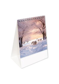 Resim 2026 Mevsimler Piramit Masa Takvimi Dikey Masaüstü Takvim 12x19,5 Cm 