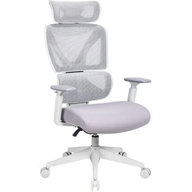 Resim Adore Mobilya Unique-S Yönetici ve Çalışma Koltuğu-Gri-Krem 74x117.5-127x65.5 cm 