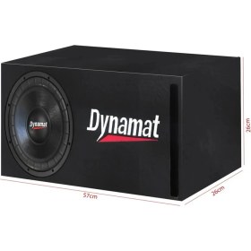 Resim Dynamat RK-320 Oto Bass Subwoofer Kabinli 20CM 800 Watt 