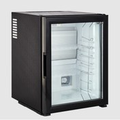 Resim ISM Minibar Mini Buzdolabı Otel Tipi Cam Kapılı Siyah Sessiz 