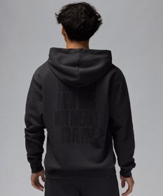 Resim Jordan Brooklyn Fleece Pullover Hoodie - Siyah / 