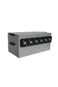 Resim RigBu Kapalı Mining Rig Kasası Sk77 Fanlı Hız Ayarlı Gri 