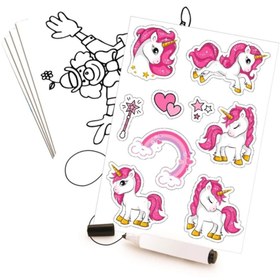 Resim Dolu Unicorn Jumbo Yazı Tahtası 2562 