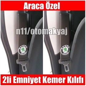 Resim Skoda Fabia Oto Koltuk Deri Emniyet Kemer Aksesuar Kılıfı N11.1478 