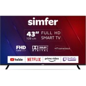 Resim Simfer 43SFSA4B 109 Ekran 43 " Android LED FHD Televizyon 
