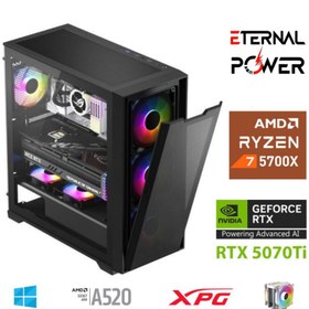 Resim ETERNAL POWER RYZEN 7 5700X 32G DDR4 1TB M.2 RTX5070Ti A520 M750W 