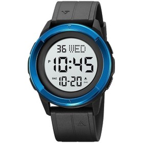 Resim Besthome1 Skmeı 2047 Erkek Spor Bilek Saati, 50m Su Geçirmez, Dijital, Mavi Beyaz Renkli Çok Renkli 