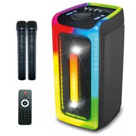 Resim Subzero 2x8 İnç Taşınabilir Rgb Renkli Kumanda Mikrofonlu Büyük Boy Karaoke Bluetooth Hoparlör 