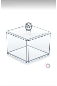 Resim AHİR TİCARET Kapaklı Kare Pamukluk, Kulak Çöplüğü Saydam 