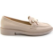 Resim Bej Kadın Loafer Ayakkabı K01216100009 Bej 