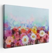 Resim Es10 Altın Renkli Koşan Çita Kanvas Tablo, Hayvan Duvar Sanatı, Büyük Kanvas Tablo-5380 (70 x 100) 