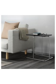 Resim IKEA Yan Sehpa Siyah 50x30 Cm 