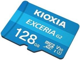 Resim KIOXIA EXCERIA G2 128GB microSDXC - UHS-I, V30, 100MB/s Okuma, 50MB/s Yazma 