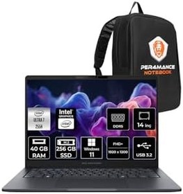 Resim ASUS ExpertBook B5 Ultra 7 255H 40GB 256GB SSD 14" FHD+ W11H Dizüstü Bilgisayar & PER4 Çanta 