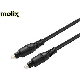 Resim Molix 5 Metre Dijital Fiber Optik Ses Kablosu 