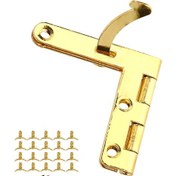 Resim Yaozixa Demir Yayalı Mıknatıslı Zincir 90 Açılım 33x30mm Altın Renkli Kutu Kapaklı 20 Adet Paketli 