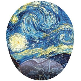 Resim Yıldızlı Gece Van Gogh Bilek Destekli Oval Mousepad 