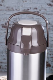 Resim Cooker 4,5 Lt Çelik Termos Kahverengi 