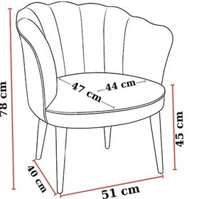 Resim Waterybrook Tekli Berjer Koltuk - Papatya Babyface Kumaş Ceviz Ayaklı - 13 Renk Seçeneği Petrol 