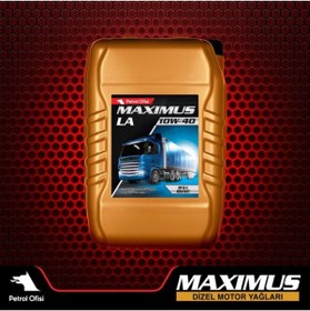 Resim Petrol Ofisi Maximus 10w-40 La 20 Lt Tam Sentetik Dizel Motor Yağı 