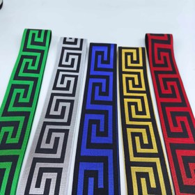 Resim 1 Adet 183cm/72in Etek ve Pantolon Bel Bandı, 40mm Genişlikte Renkli Elastik Bant, Parti Süslemeleri, Bisiklet Askısı, Saç Bandı, Etekler, Ayakkabılar, Şapkalar için Çok Amaçlı DIY Aksesuar 