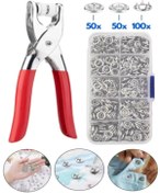 Resim Carat Home 200 adet Paslanmaz Çelik Çıtçıt ve Pense Seti Metal Çıt Çıt Makinesi ( Kutulu ) 