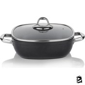 Resim Schafer Gastronomıe Granit Basık Tencere 24 cm 