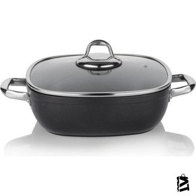 Resim Schafer Gastronomıe Granit Basık Tencere 24 cm 