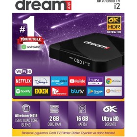 Resim Dreamstar İ2 6K Android Tv Box 