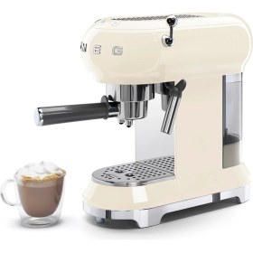 Resim Smeg Krem Espresso Kahve Makinesi ECF01CREU 