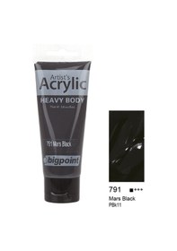Resim Bigpoint Akrilik Boya 75 ml Mars Black 791 