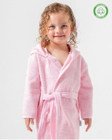 Resim Kedicik Bornoz Pembe 