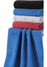 Resim %100 Pamuk Bordo-parlement-gri-siyah Koyu Renkli 200 Gr 4'lü Kuaför, El, Yüz Ve Baş Havlusu Renkli 