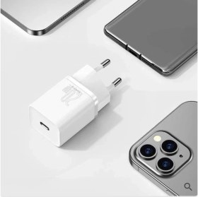 Resim Baseus Super Si Qc 20W Fotoğraf Makinesi, Kamera,telefon,tablet Uyumlu Beyaz 