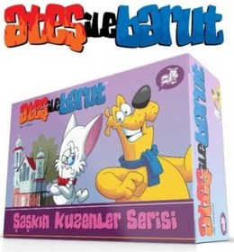 Resim Ateş İle Barut Şaşkın Kuzenler (8 Kitap) - Alp Türkbiner - Arı Ya 