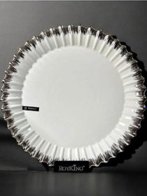 Resim Roy King Line Silver Yuvarlak Sunum Tabak 33 Cm Gbs 010 