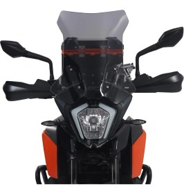Resim GP Kompozit KTM 250 / 390 Adventure 2020-2024 Uyumlu Ön Cam Füme 49 cm 