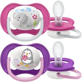 Resim Philips Avent Ultra Air Emzik 6-18 Ay Kız Scf080/08 