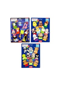 Resim 3 Set - 30 Parça Tox Vahşi, Evcil Ve Uçan Hayvanlar Parmak Kukla T771 T781 T222 