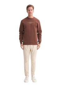 Resim Cazador Erkek Bisiklet Yaka Sweatshirt Caz.53315 Kahve 
