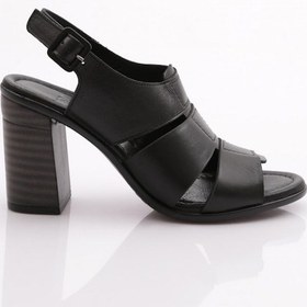 Resim Dgn 1400 Kadin Topuklu Sandalet 1400-2497-R1534 Siyah 