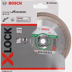 Resim Bosch X-Lock Standard For Ceramic Elmas Kesici Disk 115 mm 