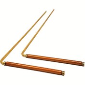 Resim Bakır ve Pirinç T-Bar Dowsing Çubukları, Ruh Enerjisi, Vampir Avcılığı, Su Bulma, Altın Arama, Kayıp Eşya Bulma, Soru Cevap Verme - Dayanıklı Malzeme 