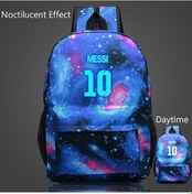 Resim Çantalar Barcelona Messi 10 Noctilucent Okul Sporları Gençler İçin Siyah Çanta Sırt Çantası Yeni Gelişler BLACK 