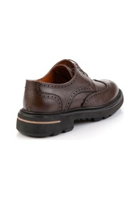 Resim Bambi Kahve Hakiki Deri Erkek Oxford Ayakkabı E01597000340 Kahve 