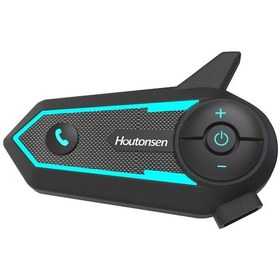 Resim Vkemall S6 Motosiklet Kaskı Bluetooth İnterkom Kulaklığı Su Geçirmez/gürültü Önleyici Siyah 