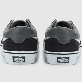Resim Vans Erkek Çocuk Brooklyn Ls Sneaker Ayakkabı, Siyah/Gri, 3 