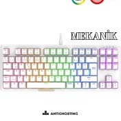 Resim Rampage Claw Red Switch Rainbow Tkl Mekanik Gaming Oyuncu Klavye ( Anti-Ghosting ) 