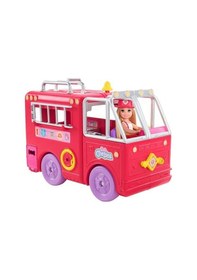 Resim Barbie Chelsea İtfaye Kamyonu HCK73 